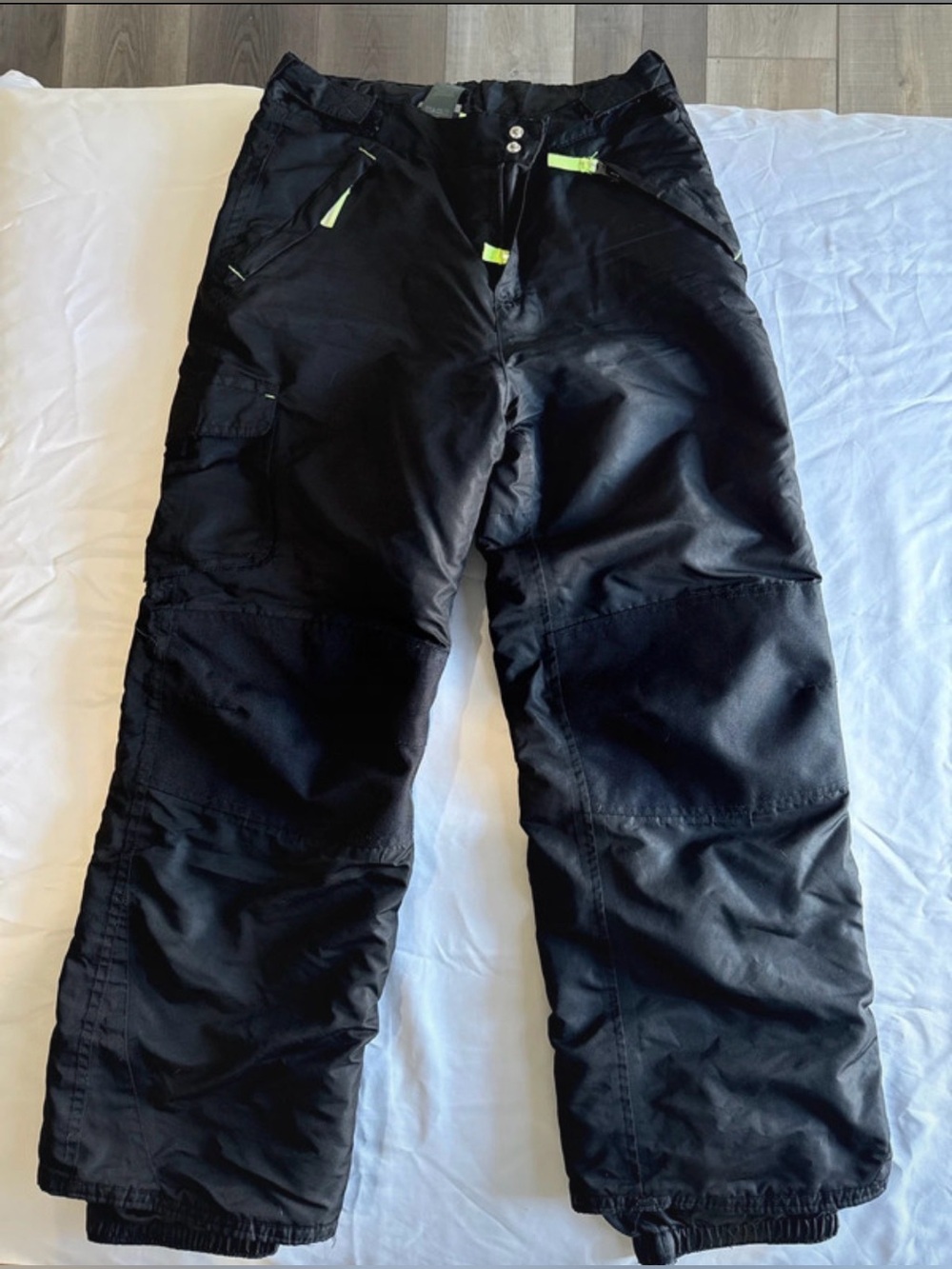 C9 Champion Girls Snow Pants L 10-12 Black Insulated Ski Snowboard Winter